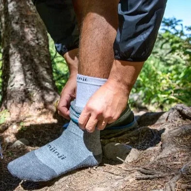 Injinji Hiker Crew Sock + Liner Set - LAST PAIR size L/XL